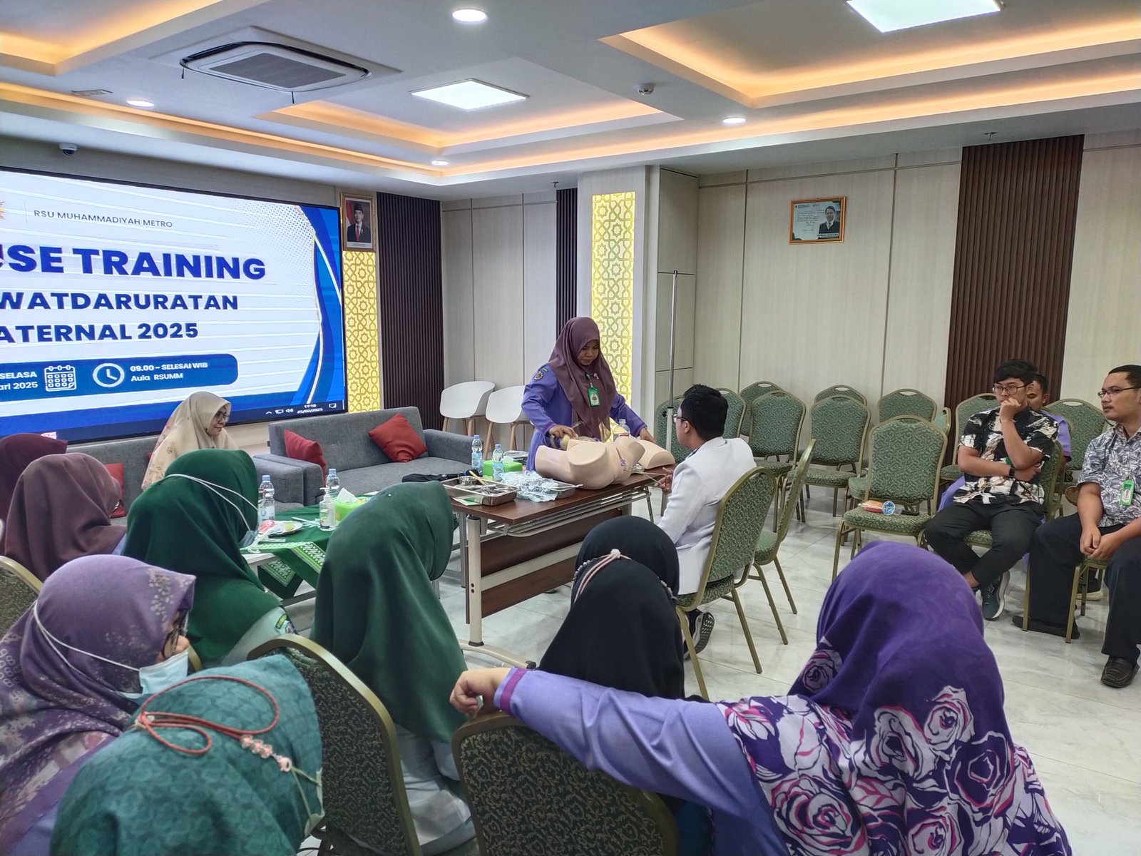 Upaya RSU Muhammadiyah Metro Selamatkan Ibu dan Bayi Melalui Pelatihan Kegawatdaruratan Maternal