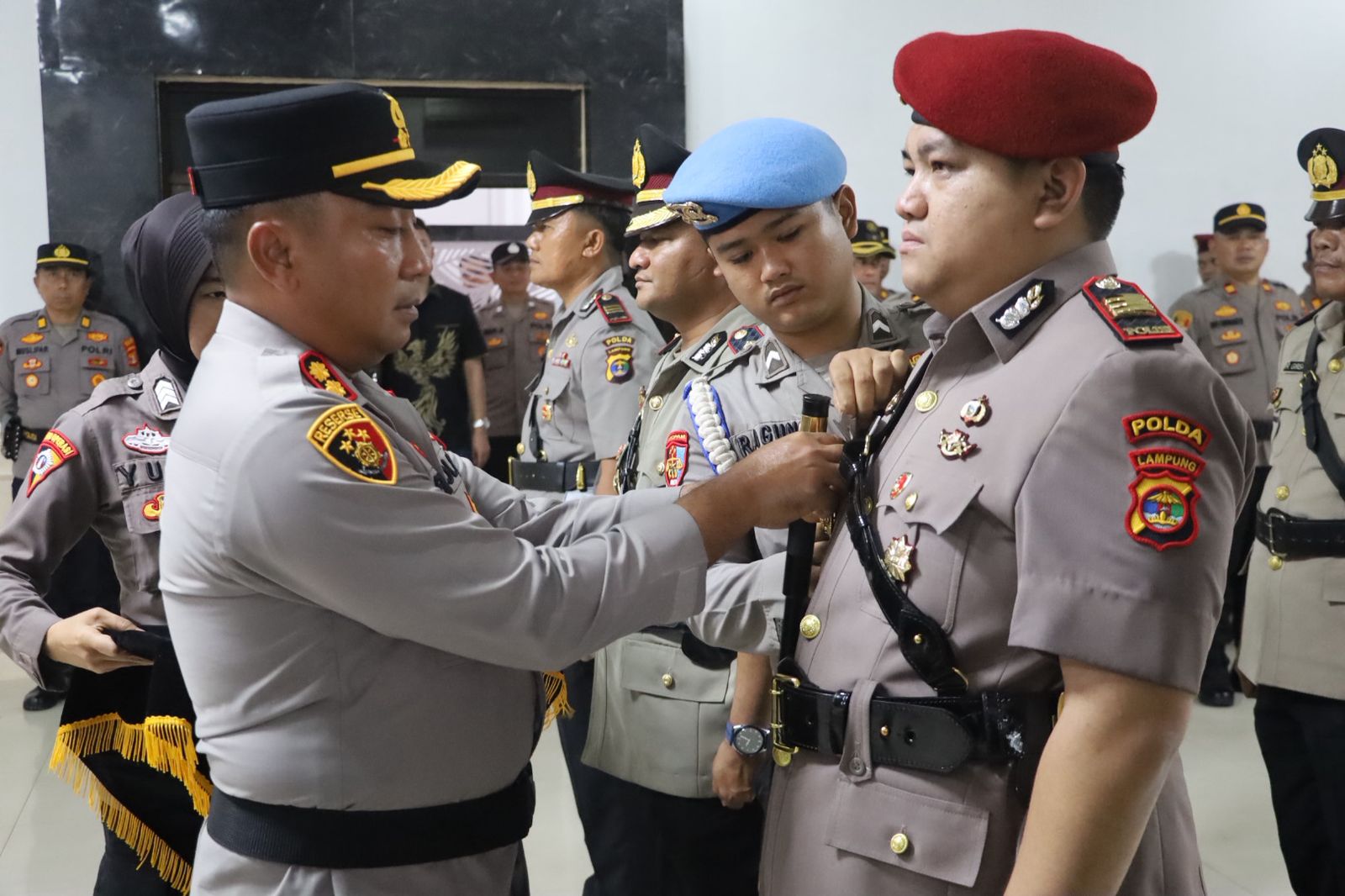 Kapolres Mesuji Pimpin Sertijab Pejabat Utama, Tekankan Integritas dan Pelayanan