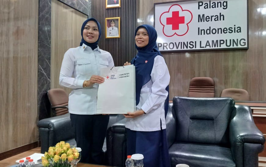 PMI Kabupaten Pringsewu dan Provinsi Lampung Tingkatkan Sinergi Pelayanan Kemanusiaan