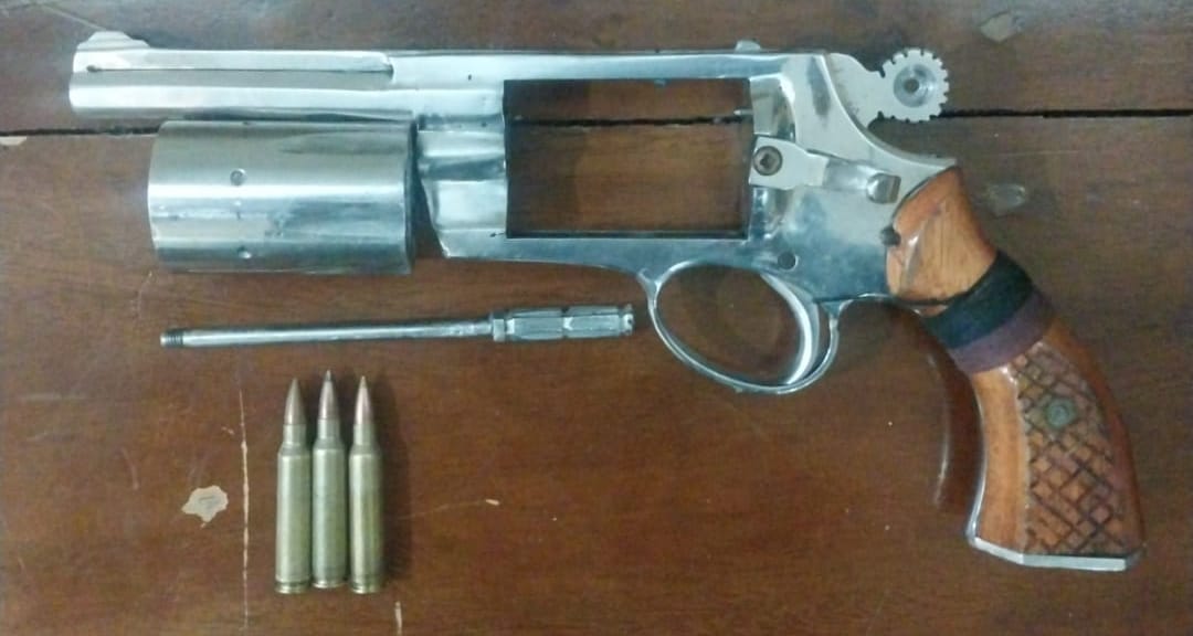 Satreskrim Polres Mesuji Tangkap Tersangka Pemilik Senjata Api Rakitan