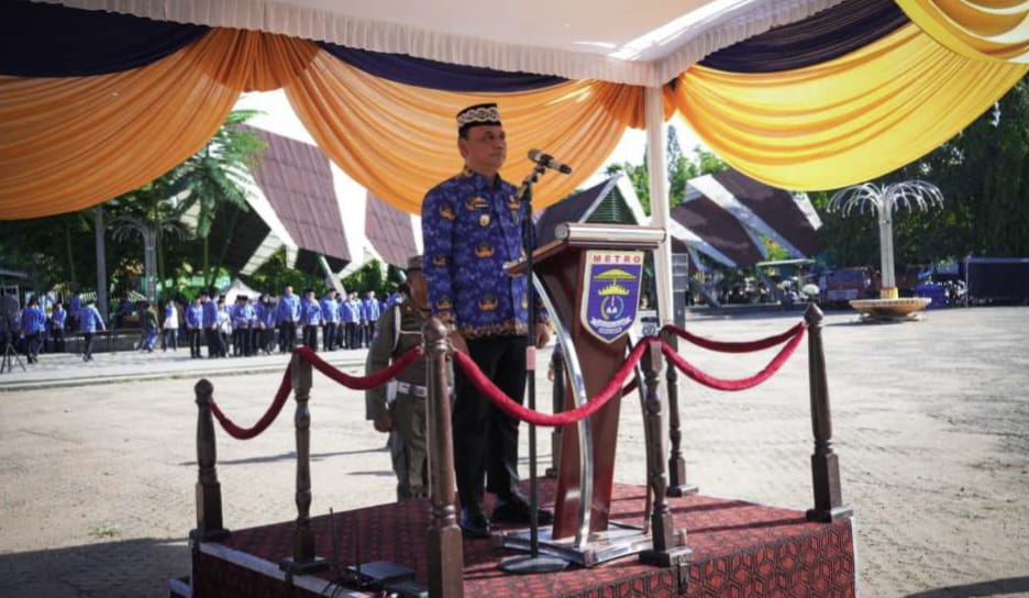  HUT KORPRI ke-54, Wali Kota Metro Ajak ASN Perkuat Pelayanan Publik dan Transformasi Digital