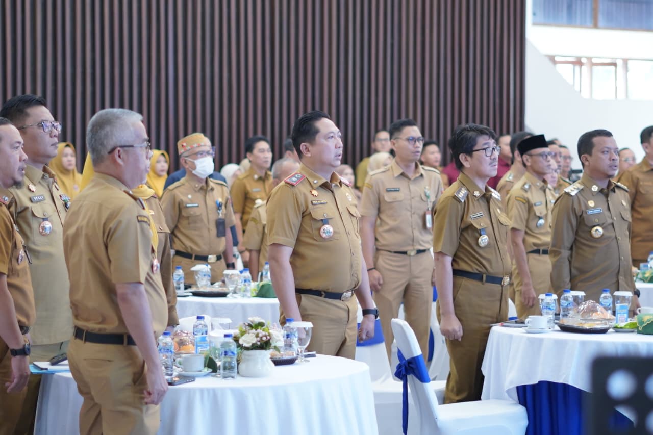 Hadiri HLM TP2DD, Sekda Lamteng Tegaskan Dukungan Digitalisasi Transaksi Daerah