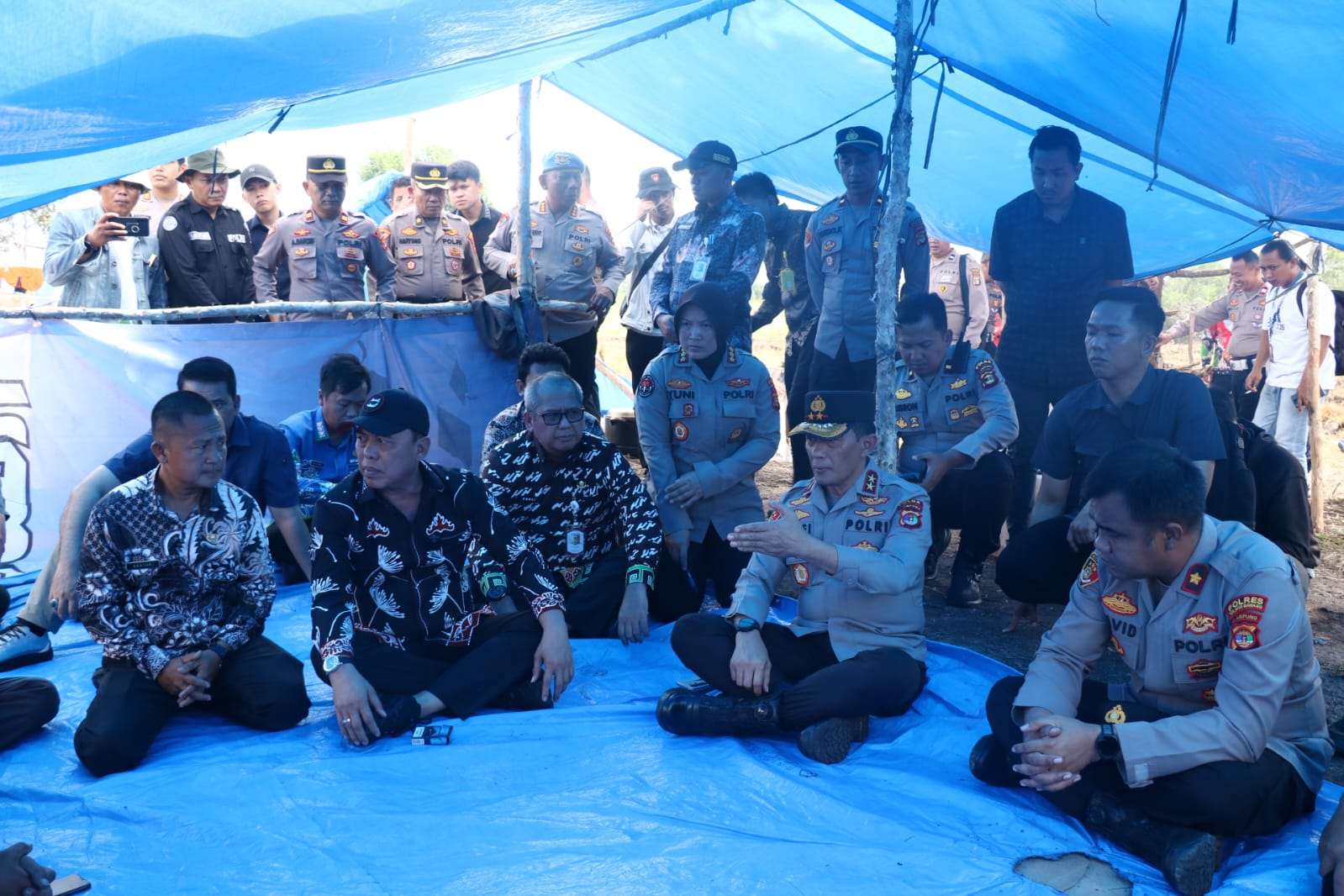 Kapolda Lampung Turun Langsung Redam Konflik Lahan Isenpatow Bonow