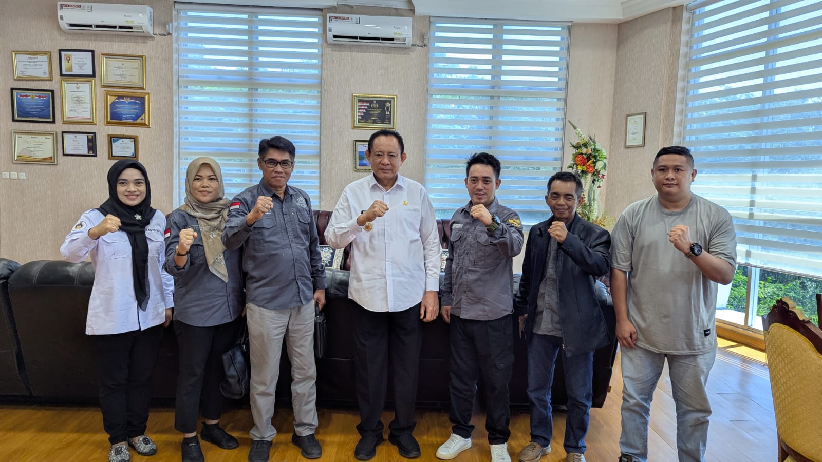 Ketum PJS Temui Gubernur Gorontalo, Bahas UKW Akbar se-Indonesia Timur