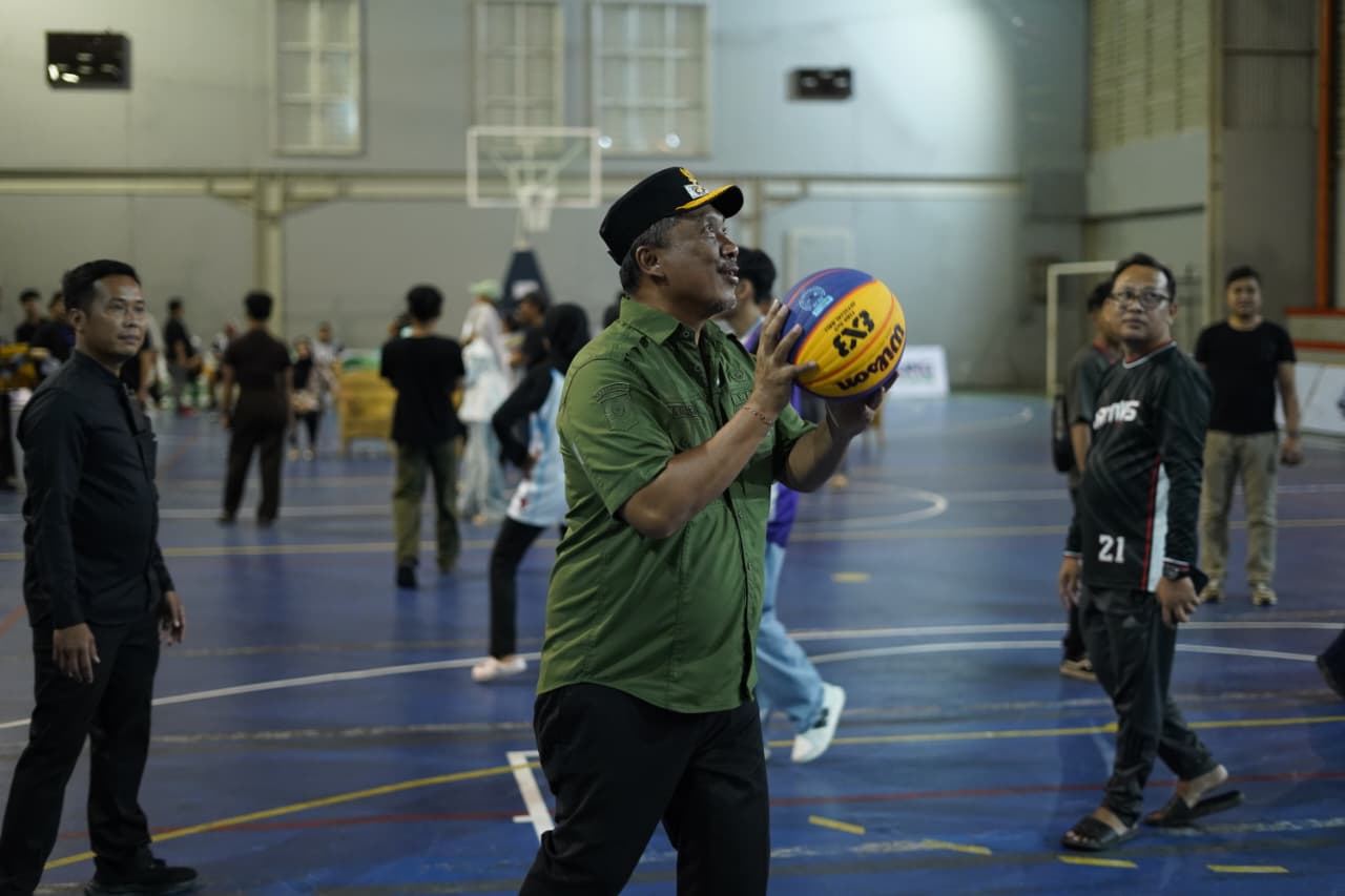  Plt. Bupati Lampung Tengah Resmi Tutup Bupati Cup 3x3 Basketball Competition