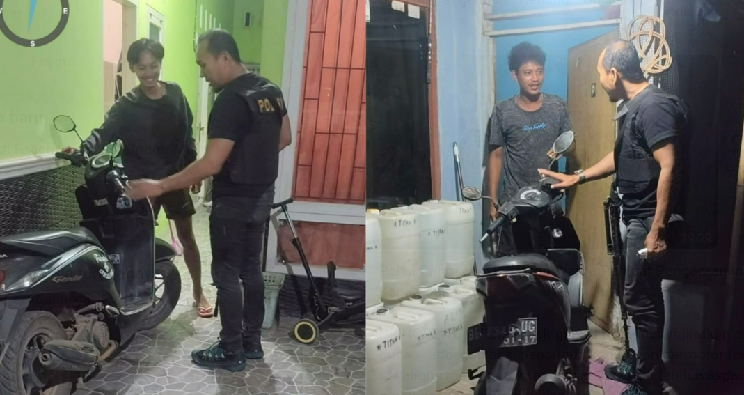 Cegah Curanmor, Polsek Pringsewu Kota Tingkatkan Patroli hingga Dini Hari