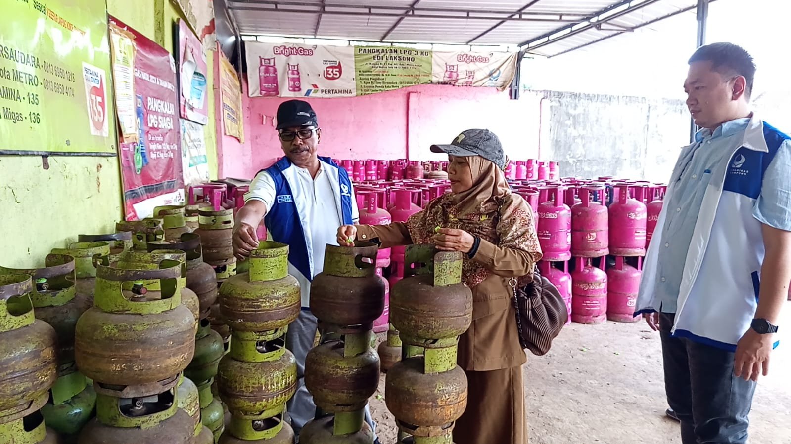 Cegah Kelangkaan, Tim Gabungan Awasi Distribusi Gas LPG Subsidi di Metro