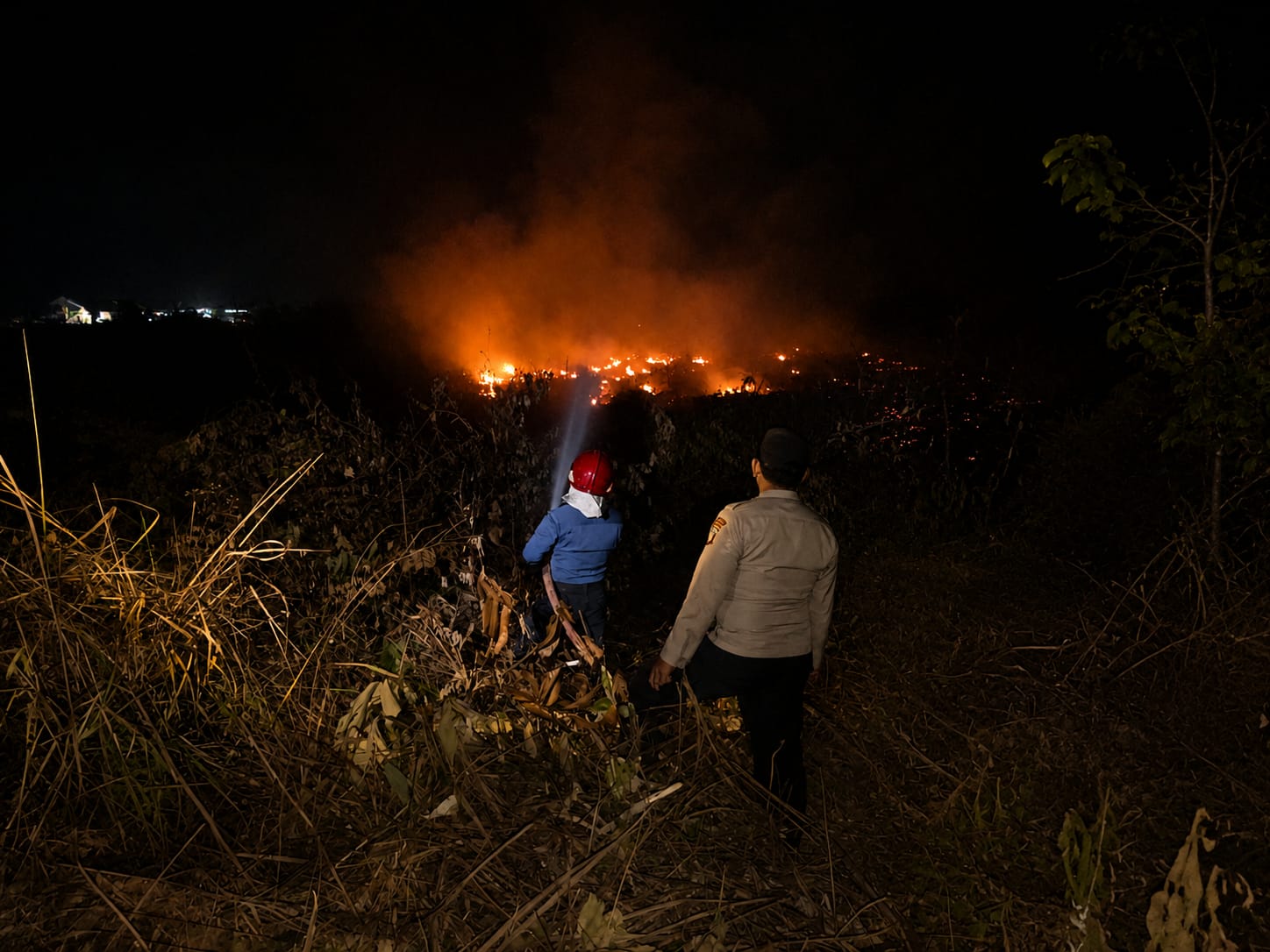 Kapolres Mesuji Apresiasi Respons Cepat Penanganan Karhutla di Simpang Pematang