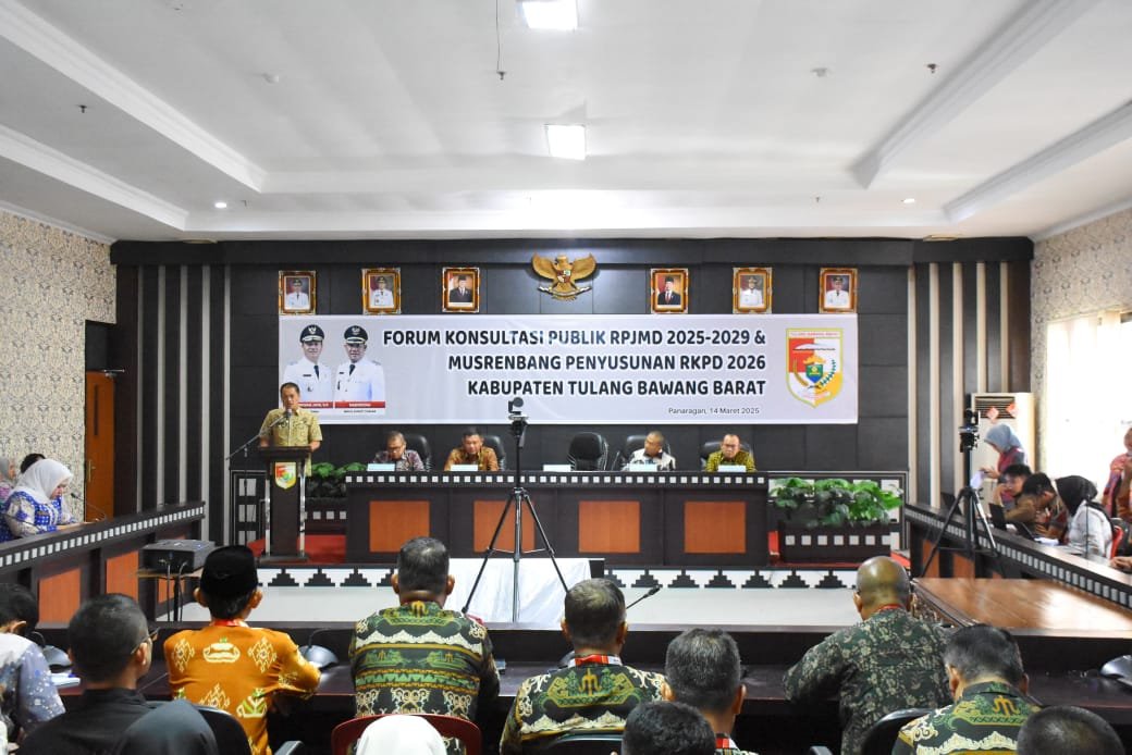 Pemkab Tubaba Bahas Pembangunan 2025-2029 dalam Forum Konsultasi Publik RPJMD dan Musrenbang RKPD