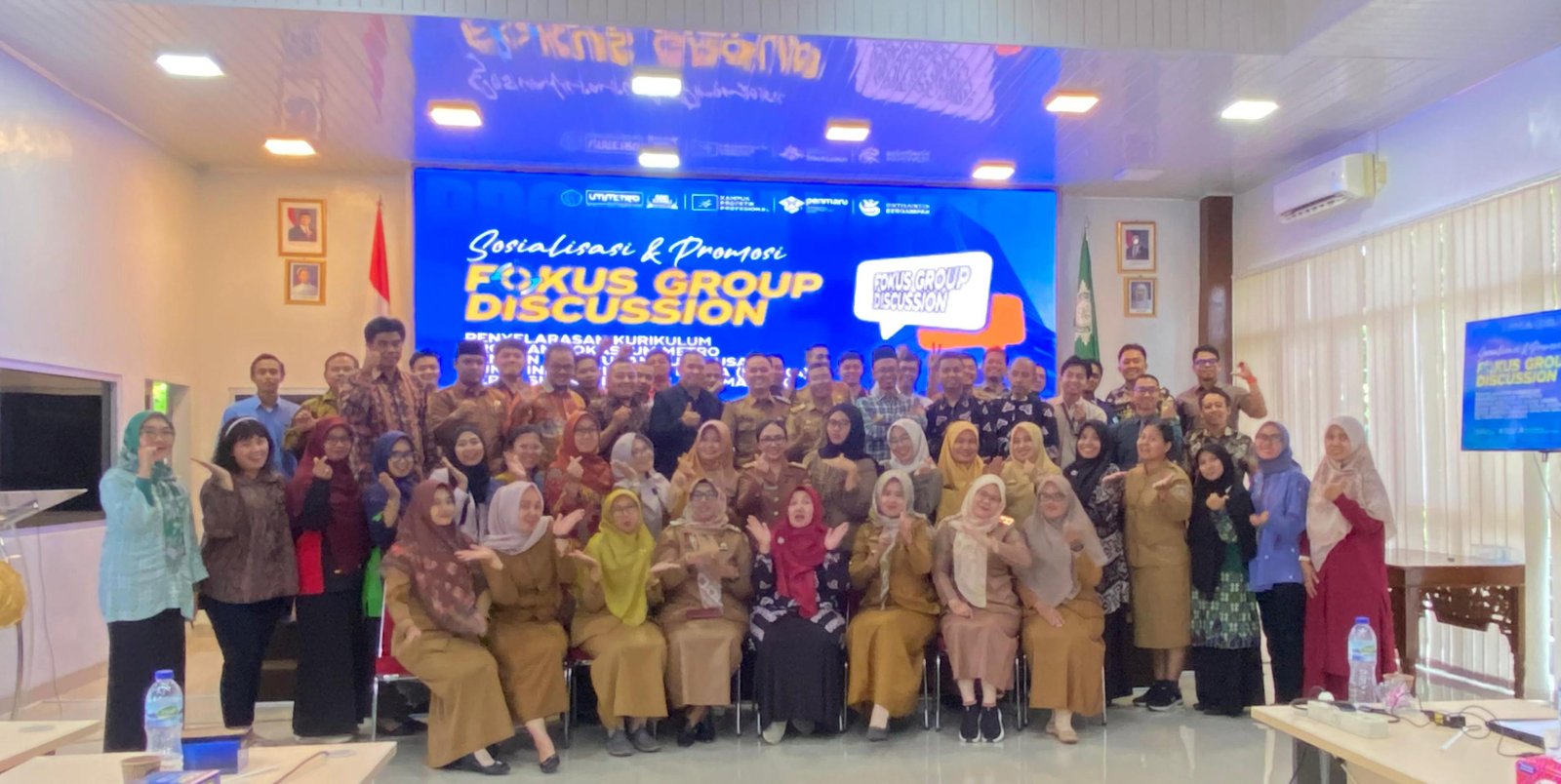 Pendidikan Vokasi UM Metro Didorong Lebih Adaptif Lewat FGD Bersama DUDIKA dan Sekolah Mitra