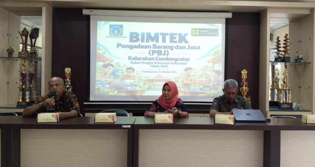 Perkuat Transparansi Anggaran, Kalurahan Condongcatur Gelar Bimtek Pengadaan Barang dan Jasa