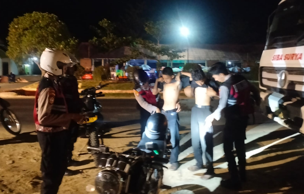  Balap Liar Resahkan Warga, Polres Pringsewu Lakukan Penertiban di Jalinsum