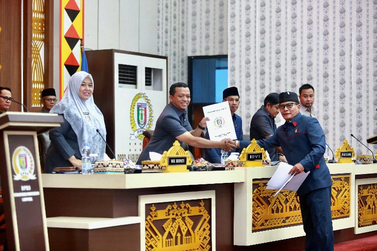 Bupati Riyanto Pamungkas Sampaikan Ranperda Pertanggungjawaban Pelaksanaan APBD 2025
