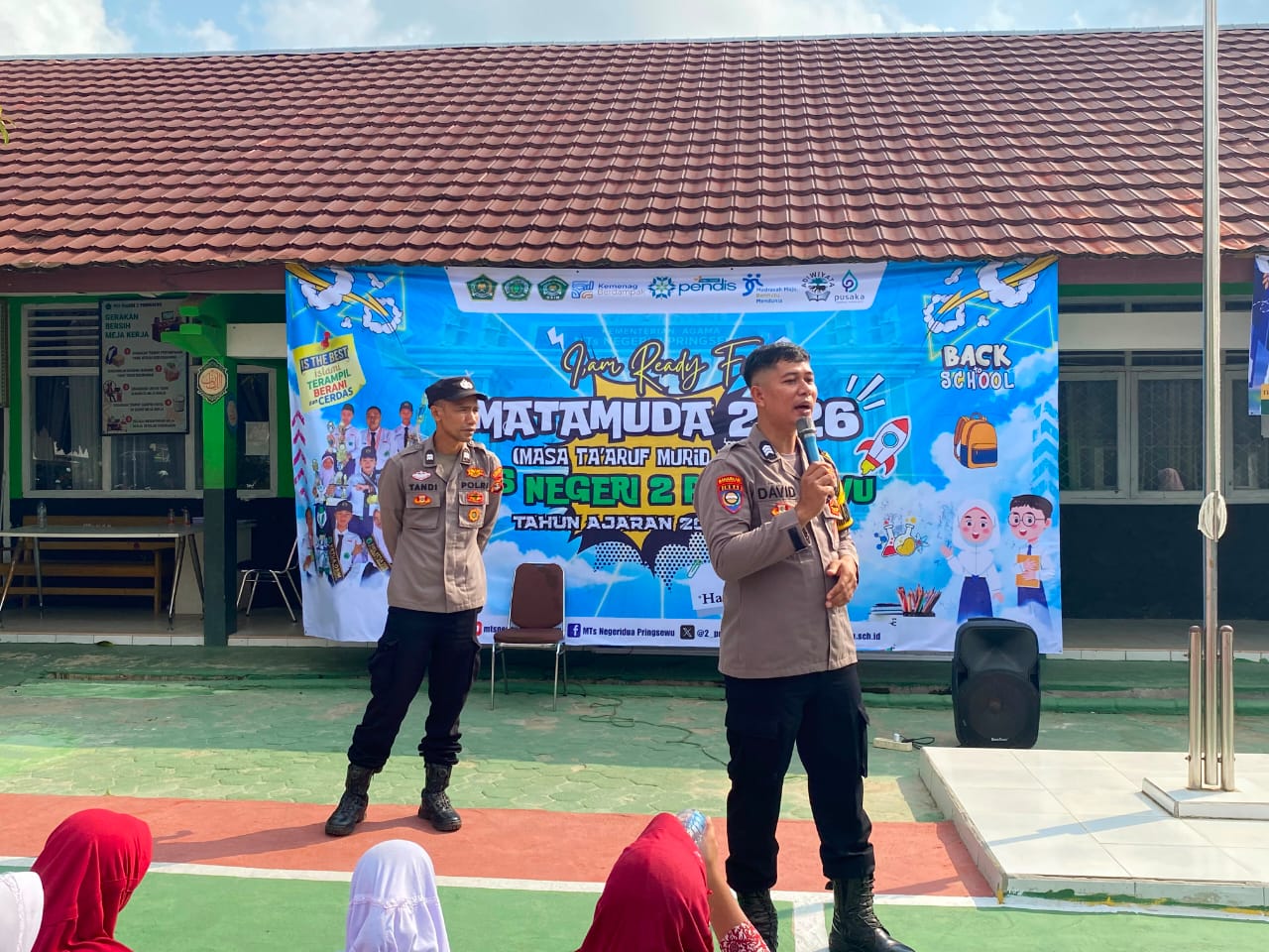 Cegah Kenakalan Remaja, Polisi Beri Pembekalan Siswa MTsN 2 Pringsewu