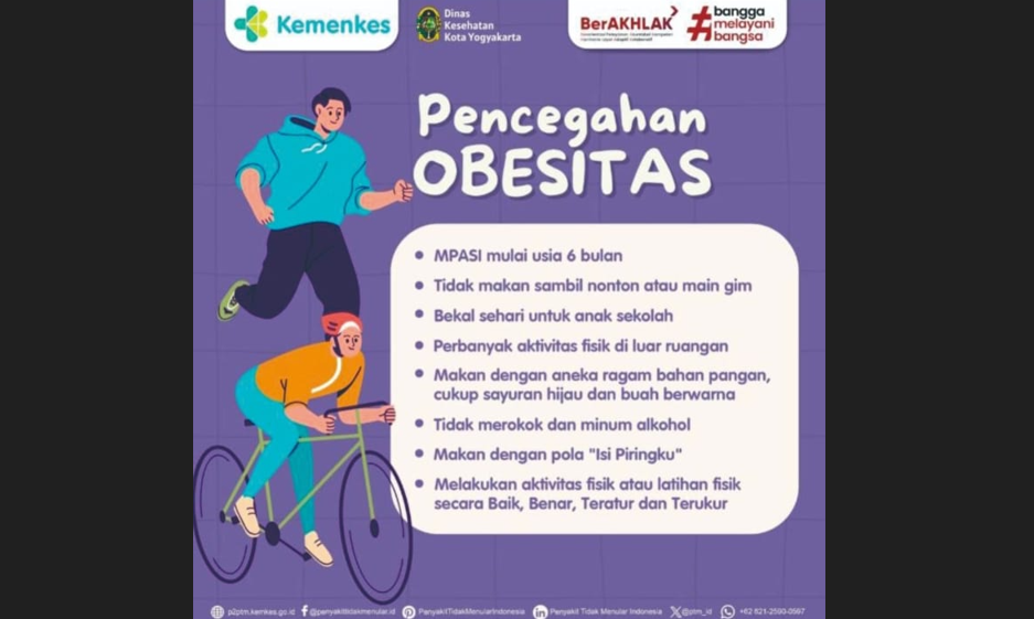 Dinkes Yogyakarta Ajak Masyarakat Cegah Obesitas Lewat Pola Hidup Sehat