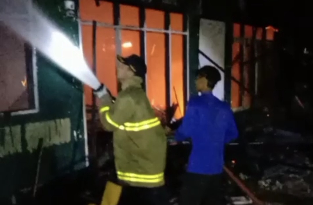 Kebakaran Rumah di Kotabumi Selatan Lampung Utara Tewaskan Satu Orang