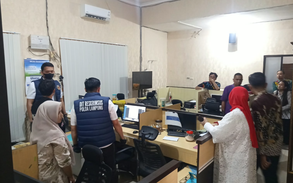 Polda Lampung Geledah Kantor BKPSDM Metro, Diduga Terkait Kasus Honorer Fiktif