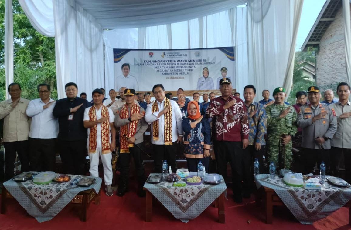 Dorong Ekonomi dan Keamanan, Wamen Transmigrasi Sambangi Mesuji