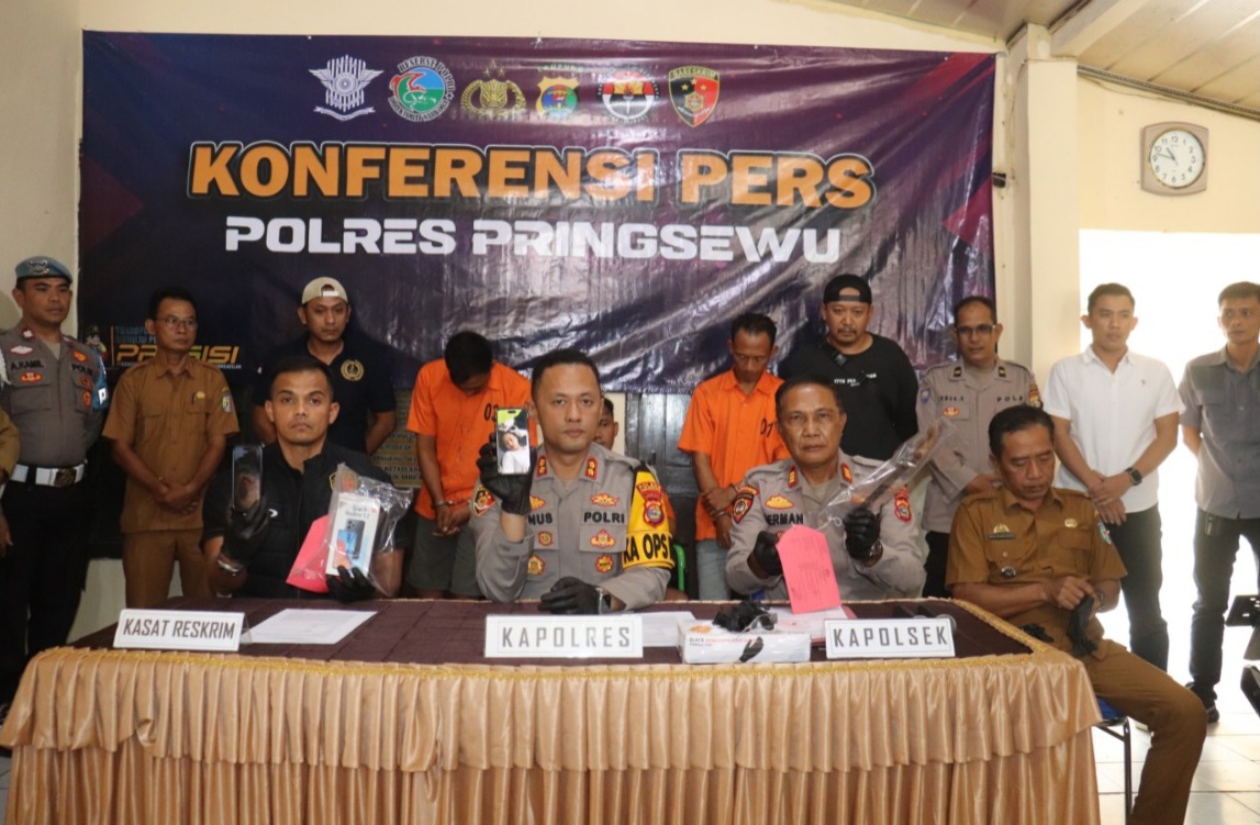 Polsek Gadingrejo Ungkap Perampokan Agen BRILink, Tiga Pelaku Dibekuk dalam Sepekan