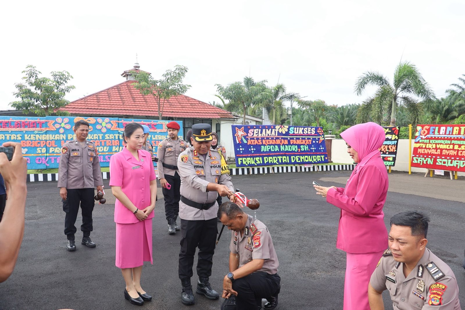 42 Anggota Polres Mesuji Naik Pangkat, Kapolres Tekankan Amanah dan Tanggung Jawab