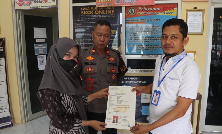Polres Pringsewu Terbitkan 6.149 SKCK hingga September 2026