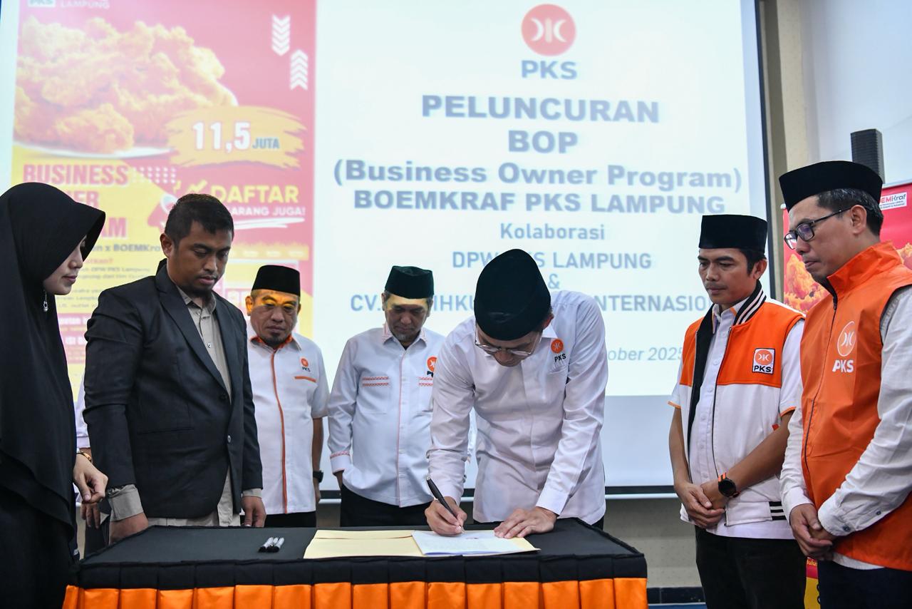 Perkuat Ekonomi Rakyat, PKS Lampung Luncurkan Bisnis Owner Program