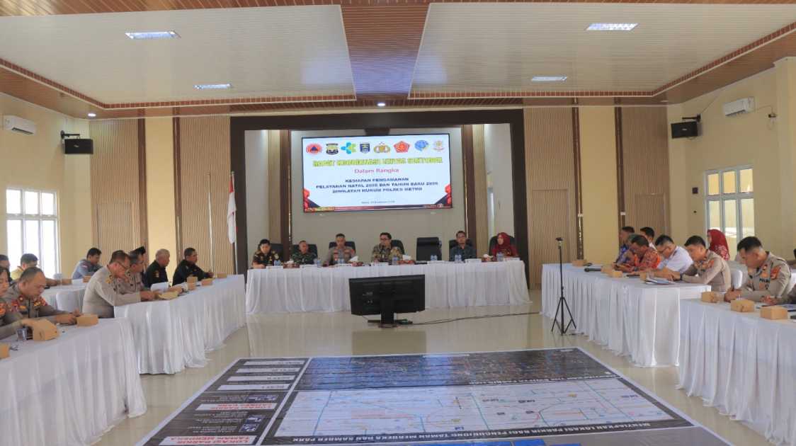 Jelang Nataru, Polres Metro Perkuat Sinergi Lintas OPD Antisipasi Gangguan Kamtibmas