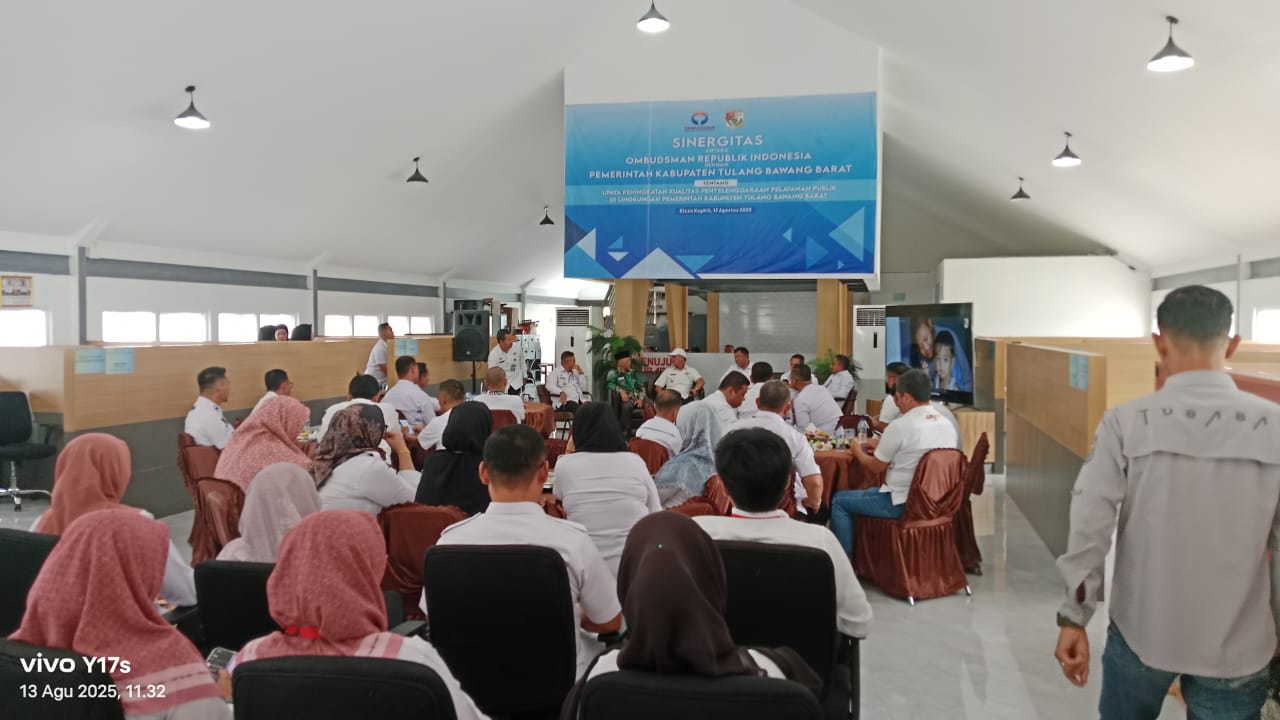 OPD Tubaba Didorong Ombudsman Ciptakan Pelayanan Publik Transparan dan Akuntabel