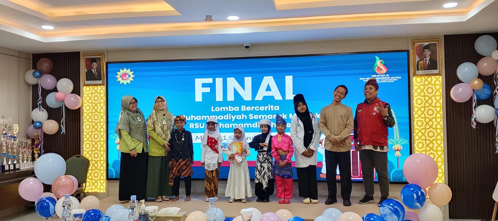 RSU Muhammadiyah Metro Gelar Lomba Bercerita Tokoh Muhammadiyah