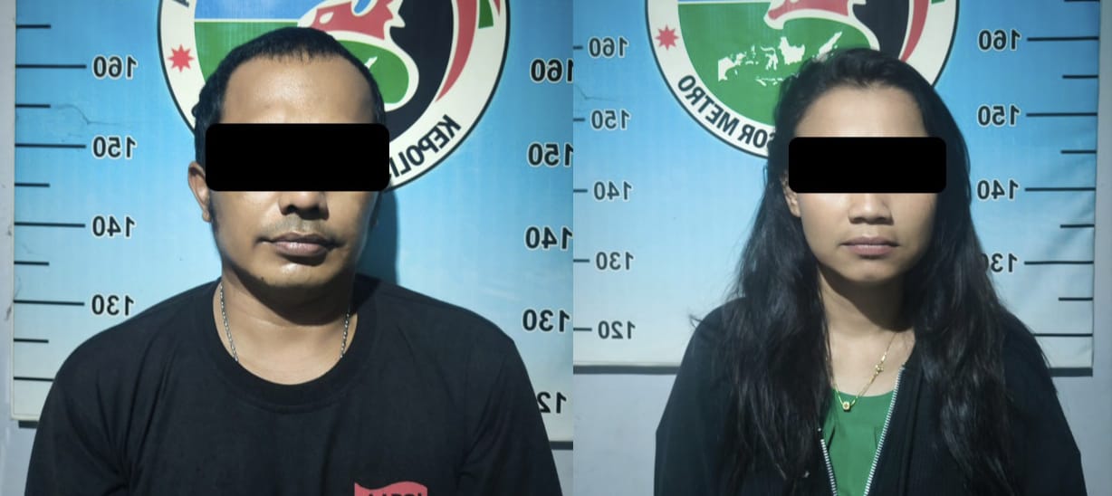Satres Narkoba Polres Metro Amankan Sepasang Kekasih Pengguna Sabu
