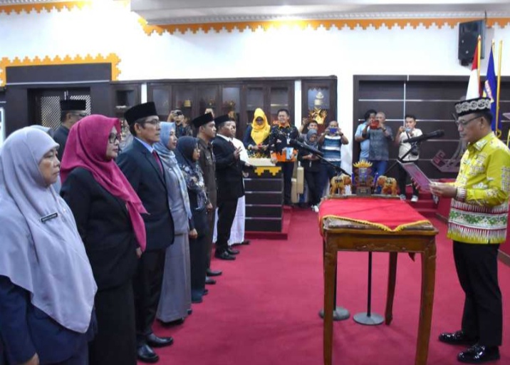 Lantik 43 Pejabat, Wali Kota Metro Tekankan Kinerja dan Profesionalisme ASN