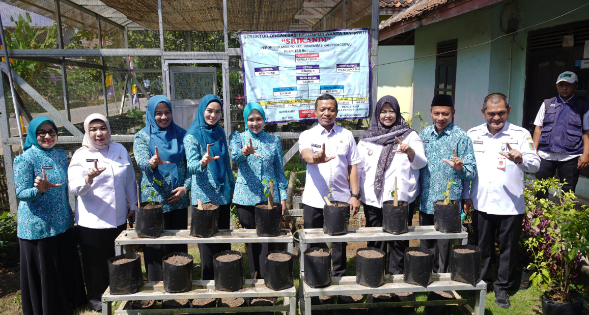 Kunker Ketua TP PKK Lampung di Pringsewu, Dorong Pemberdayaan dan Sinergi Lintas Sektor