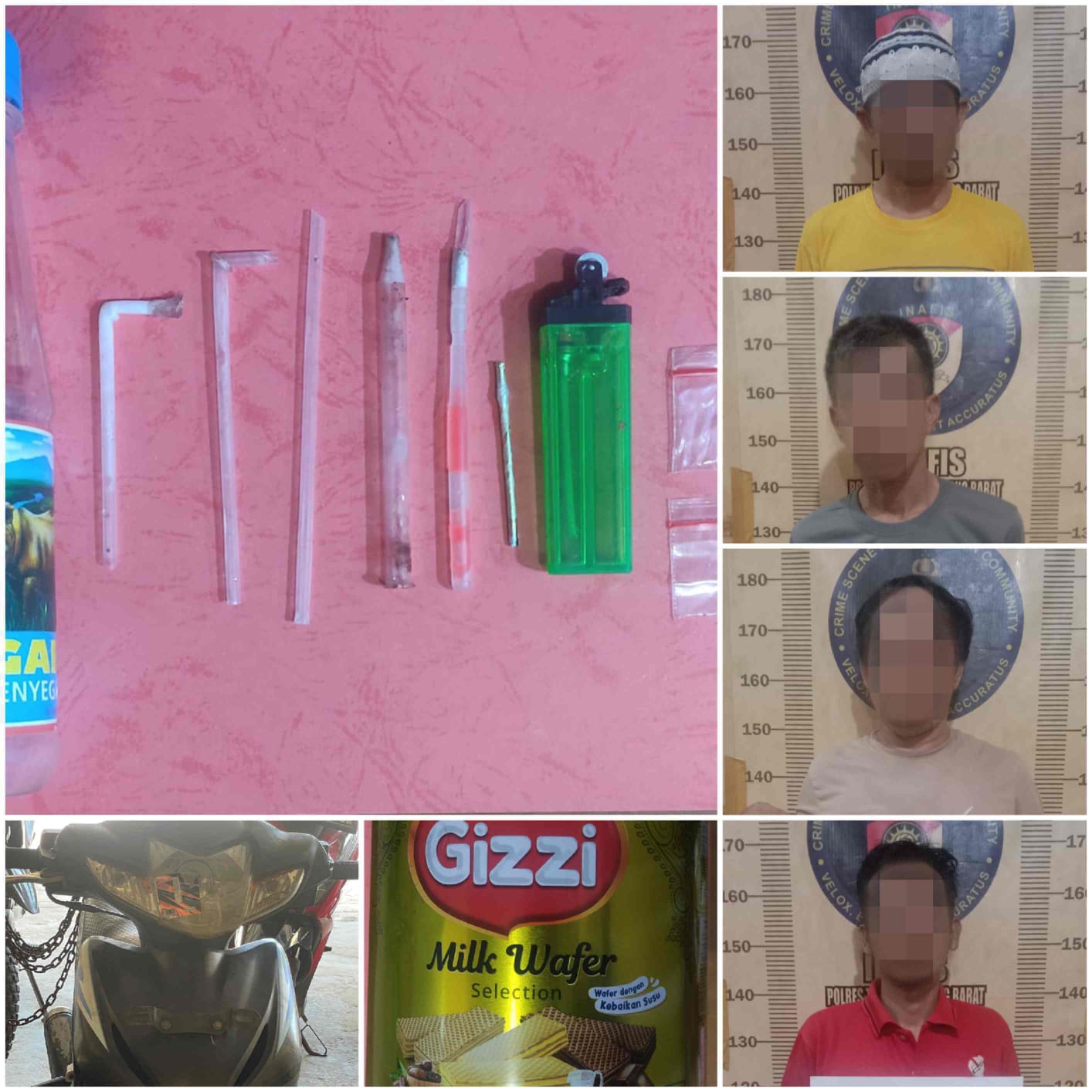 Gerebek Rumah Pesta Sabu di Tubaba, Dua ASN Diciduk Polisi