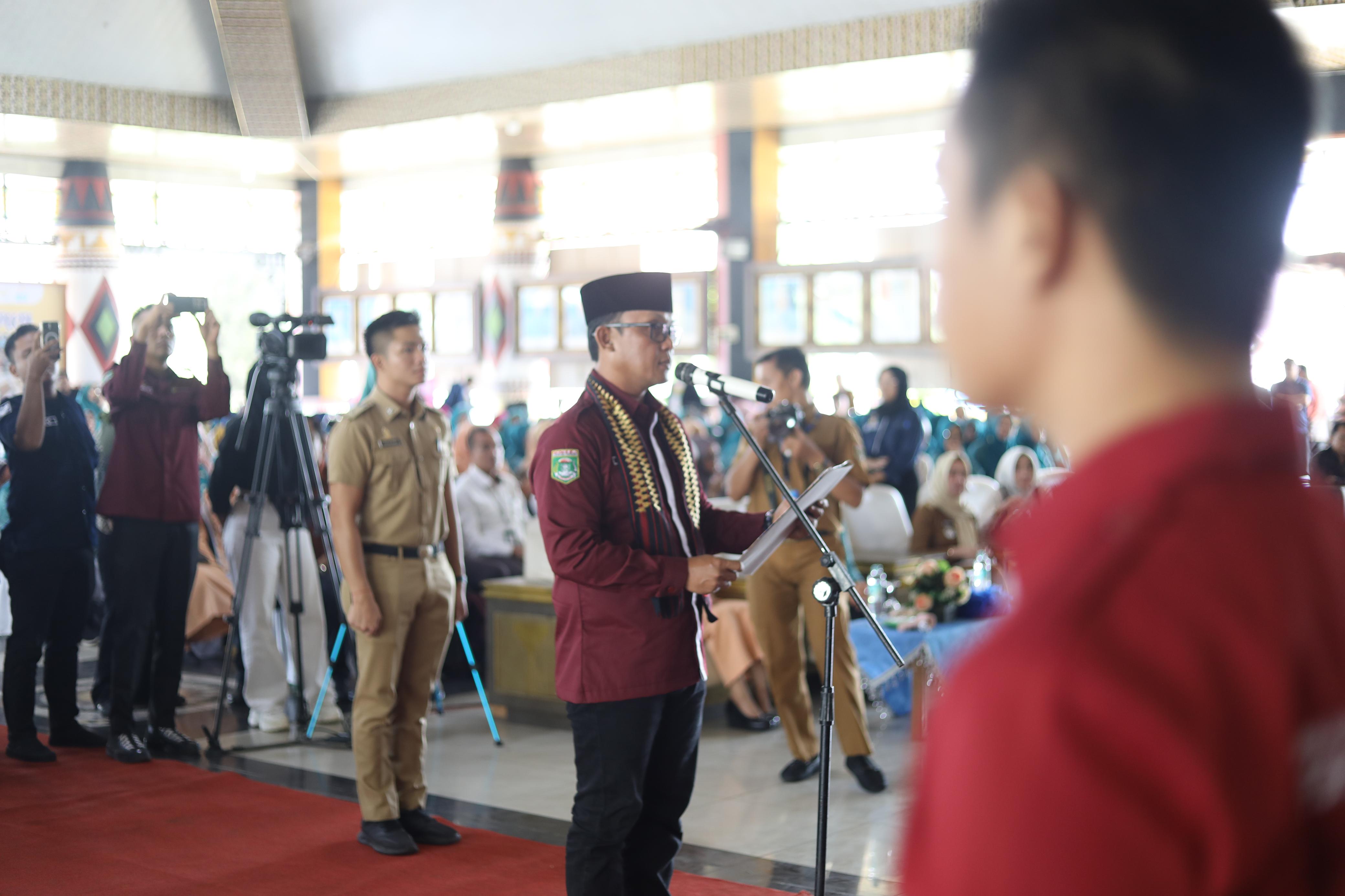 Forum GenRe Lampung Tengah 2025 Resmi Dilantik, Pemkab Tegaskan Komitmen untuk Generasi Muda