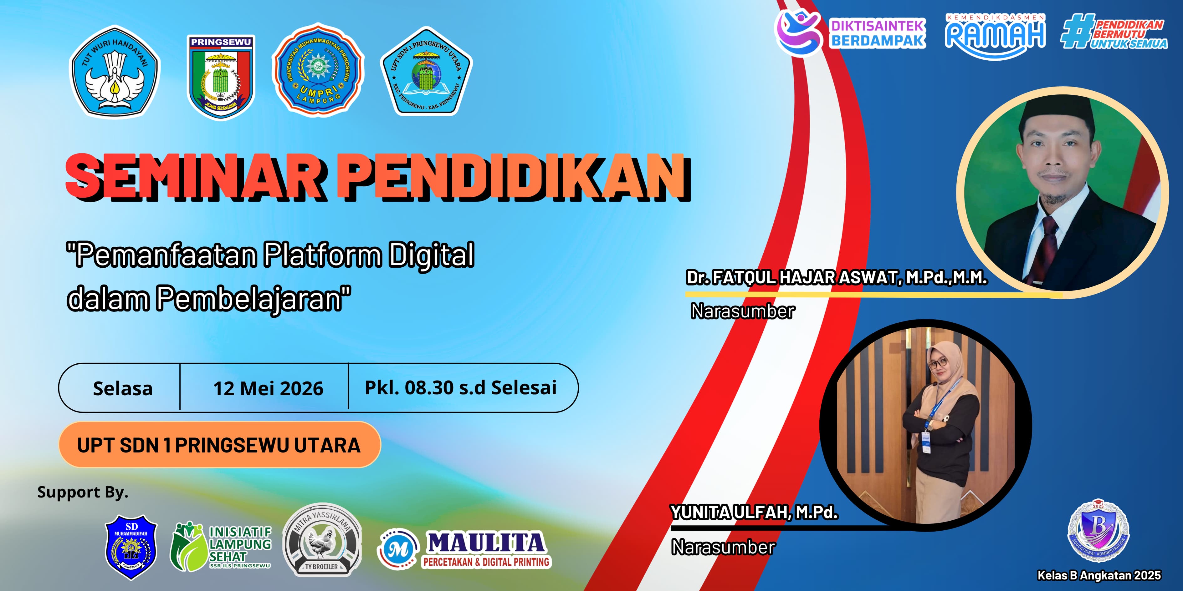Mahasiswa Pascasarjana UMPRI Gelar Seminar Pemanfaatan Platform Digital 