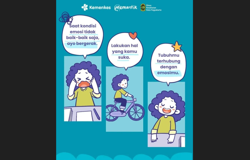 Dinas Kesehatan Yogyakarta Dorong Warga Aktif Saat Mood Tak Stabil