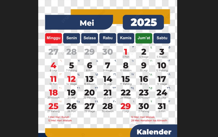 29 Mei hingga 1 Juni 2025 Libur Panjang, Yuk Rencanakan Aktivitas Positif!