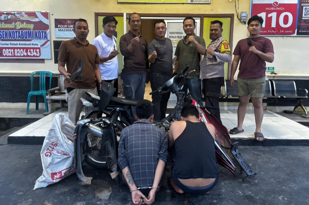 Polsek Kotabumi Kota Tangkap Dua Pelaku Curat 