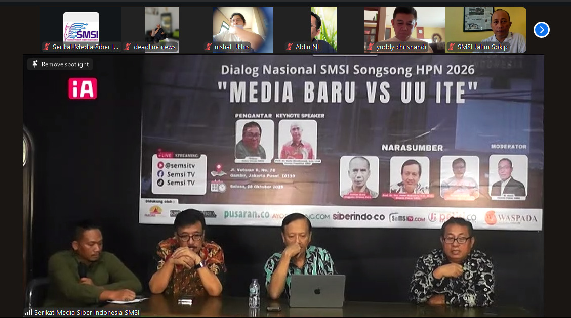 SMSI Bahas UU ITE dan Tantangan Media Baru di Era Digital