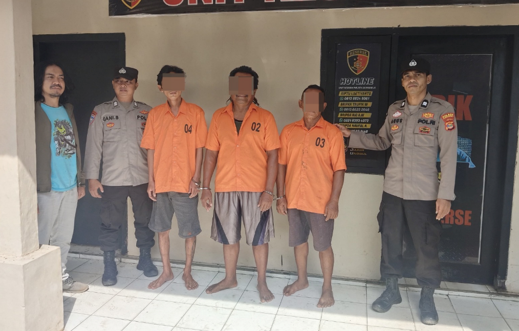 Digerebek saat Judi Kartu di Pos Ronda, Tiga Warga Wonodadi Diamankan Polsek Gadingrejo
