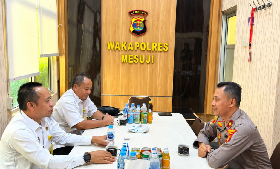 Cegah Konflik Agraria, BPN Mesuji Tingkatkan Koordinasi dengan Polres