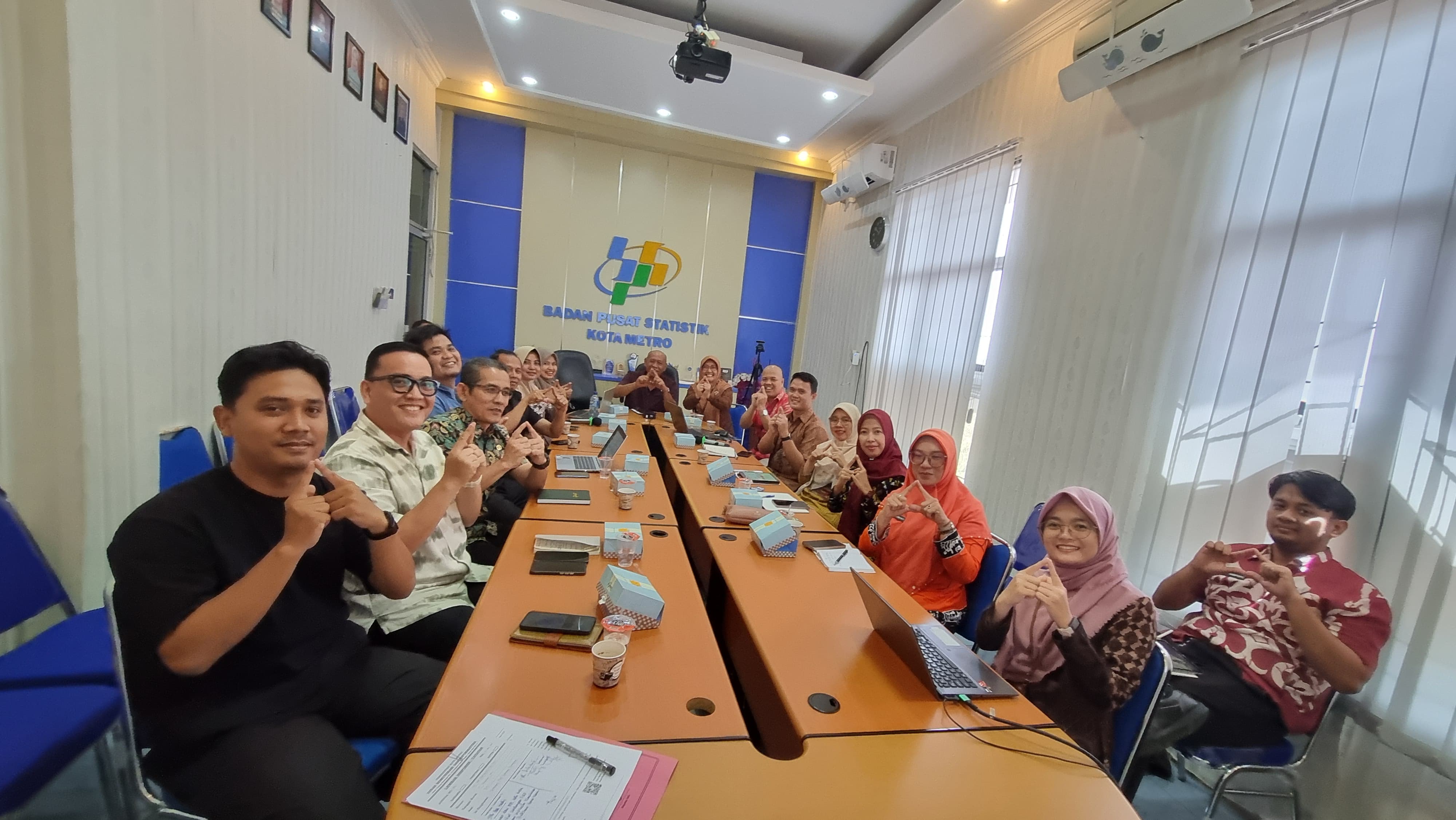 BPS Kota Metro dan OPD Bersinergi Padukan Persepsi Indikator Kemiskinan Daerah