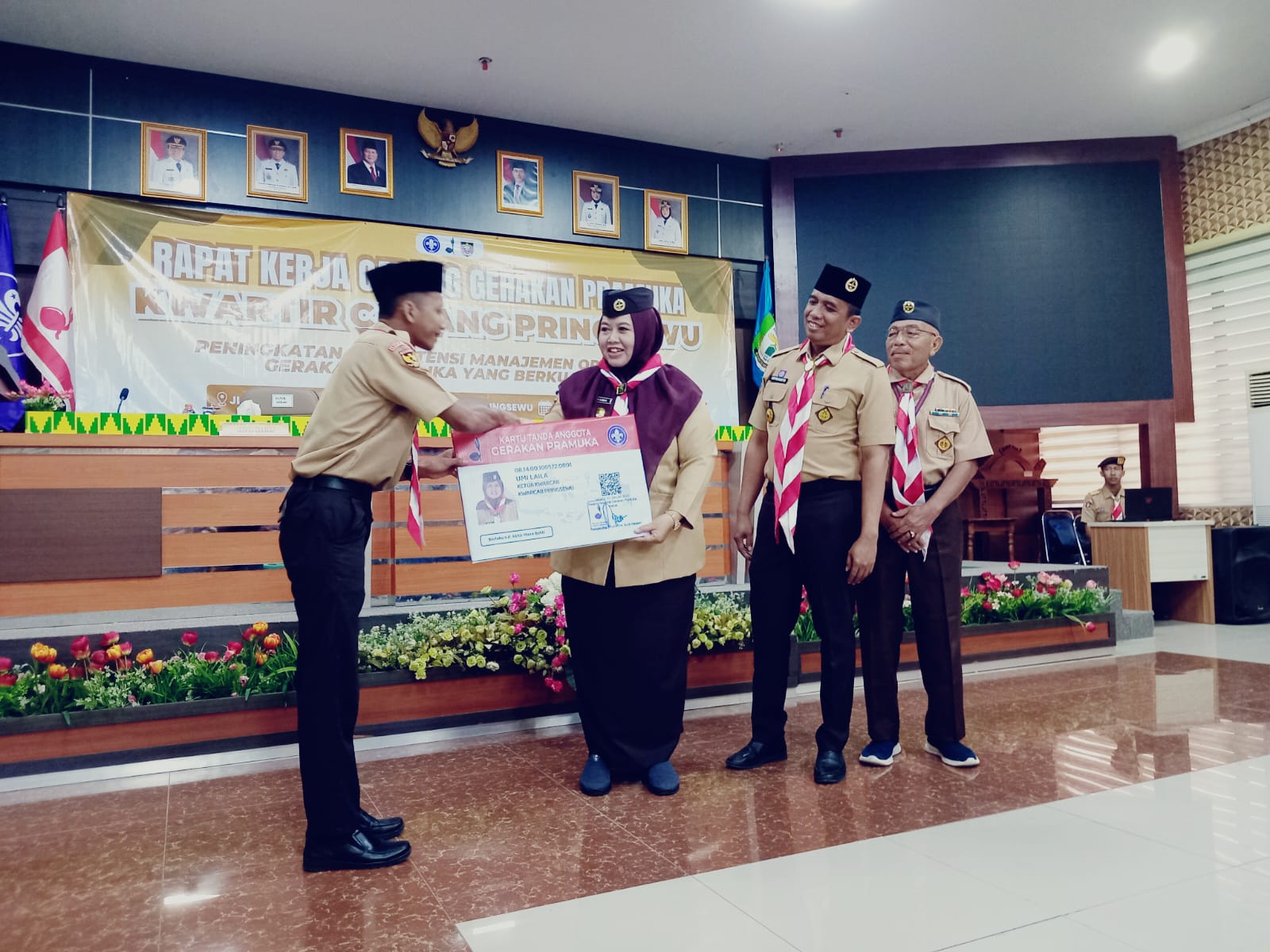 Pimpin Rakercab XI Gerakan Pramuka Pringsewu 2026, Wabup Umi Laila Tekankan Pembinaan Generasi Muda