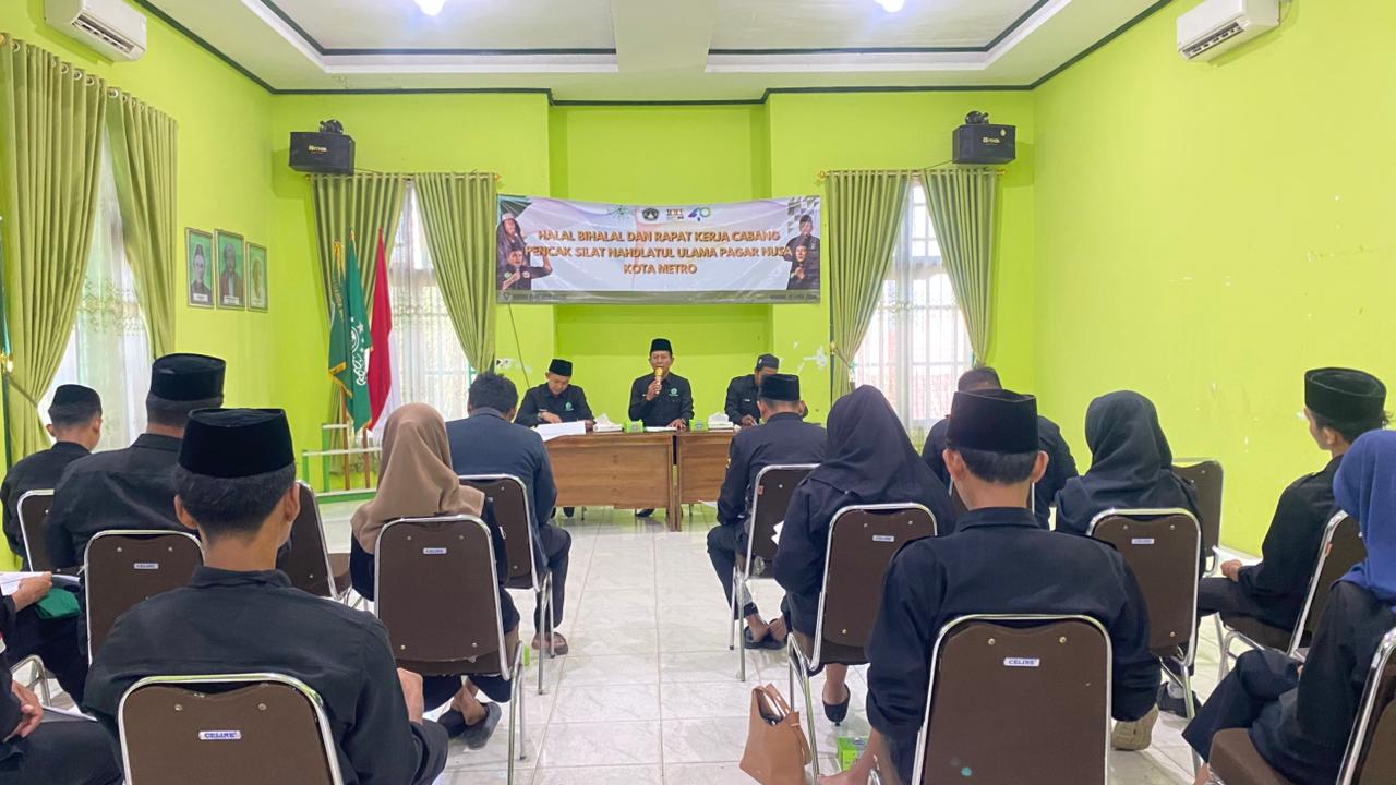 Pagar Nusa Kota Metro Gelar Halal Bihalal dan Rapat Kerja, Perkuat Kaderisasi dan Strategi Organisasi