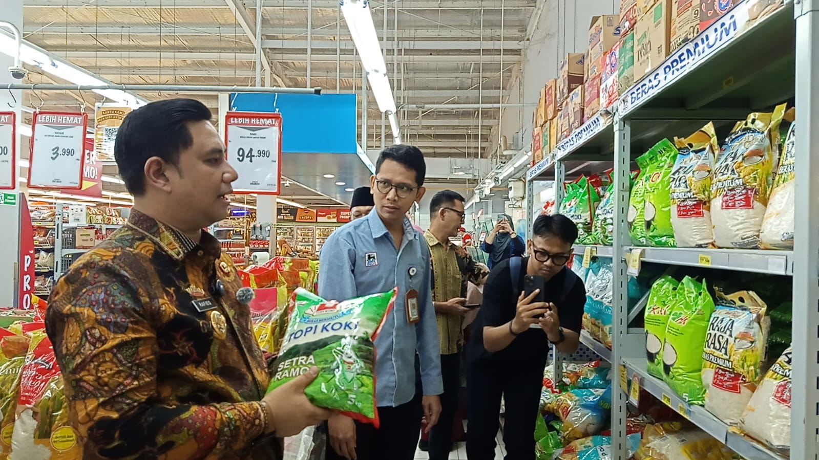 Lakukan Sidak, Pemkot Metro Temukan 10 Merek Beras Premium Diduga Dioplos