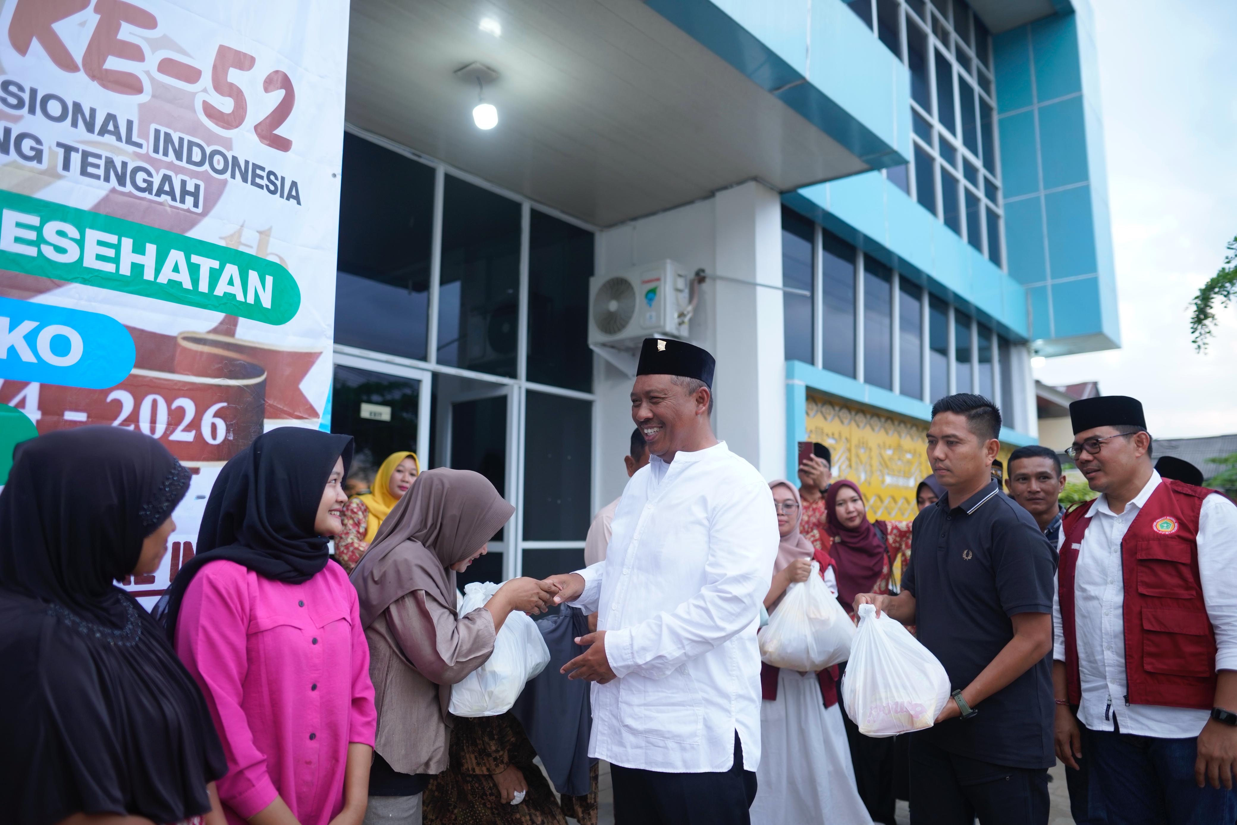 Plt. Bupati Lamteng Bersama DPD PPNI Gelar Baksos di Kota Gajah