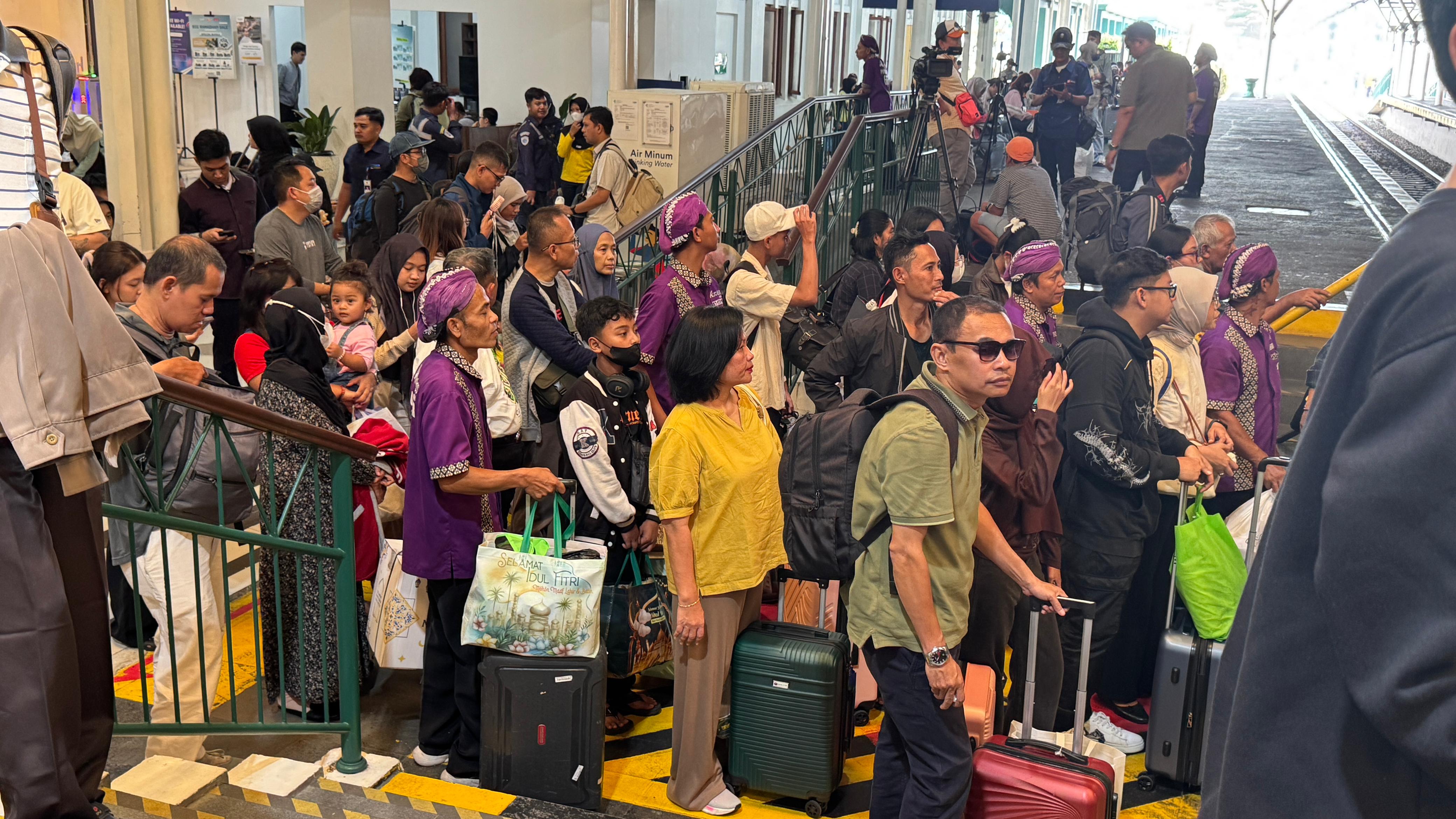 Arus Mudik KA Memuncak, 45 Ribu Penumpang Padati Daop 6 Yogyakarta