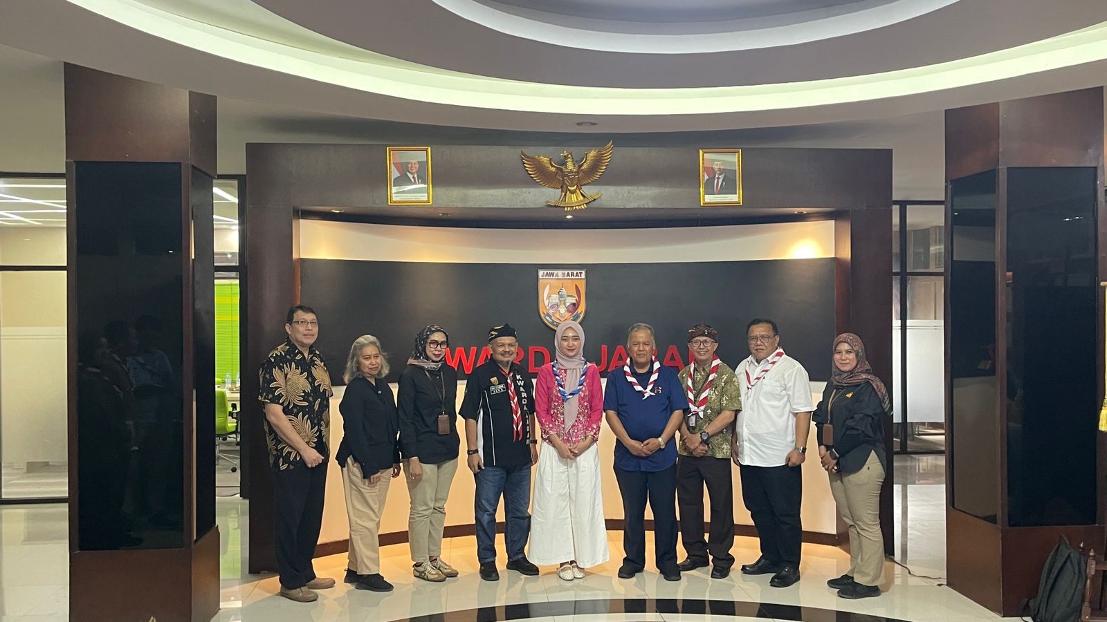 Wagub Jihan Dampingi Kwarda Lampung Pelajari Pengelolaan Badan Usaha Pramuka di Jawa Barat 