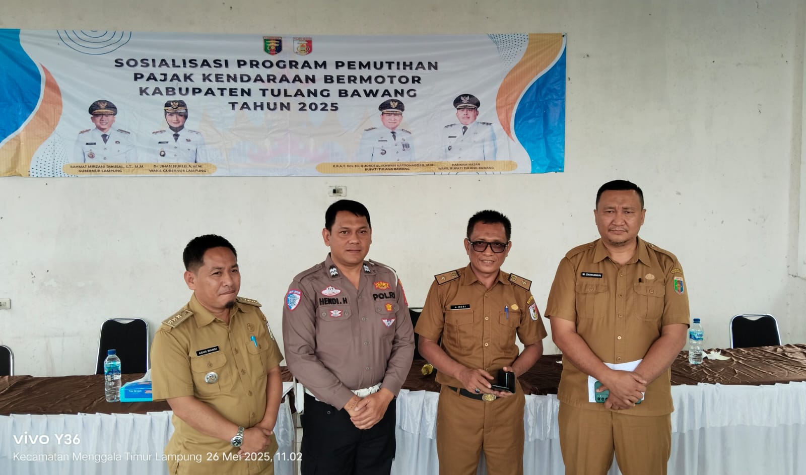 UPTD Samsat Tulang Bawang Sosialisasikan Program Pemutihan Pajak Kendaraan Bermotor 2025