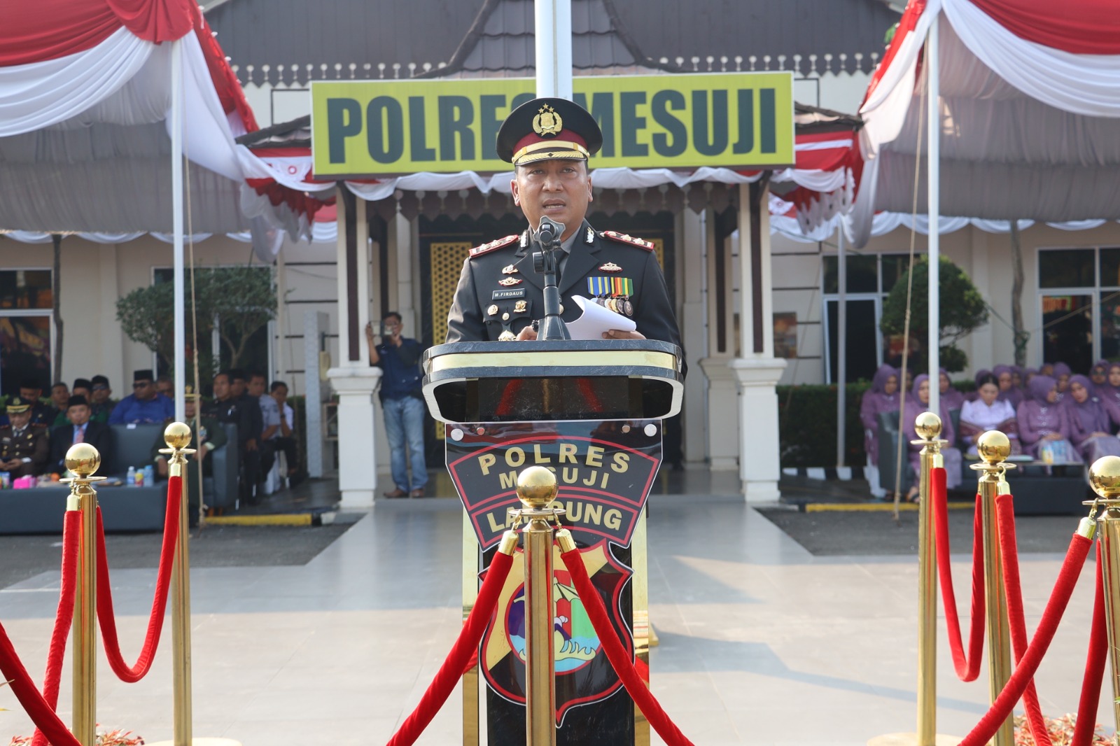 Polres Mesuji Gelar Upacara HUT Bhayangkara ke-80, Tegaskan Semangat Polri untuk Masyarakat